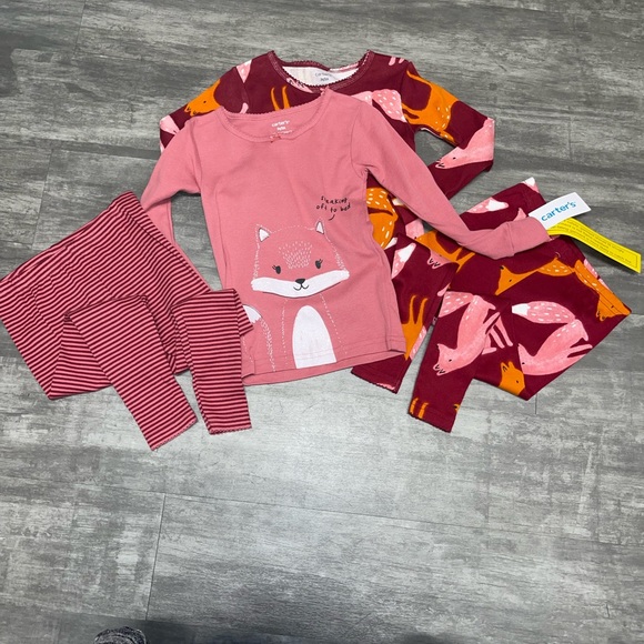 New carters 4 pc Fox Pjs - Picture 4 of 11